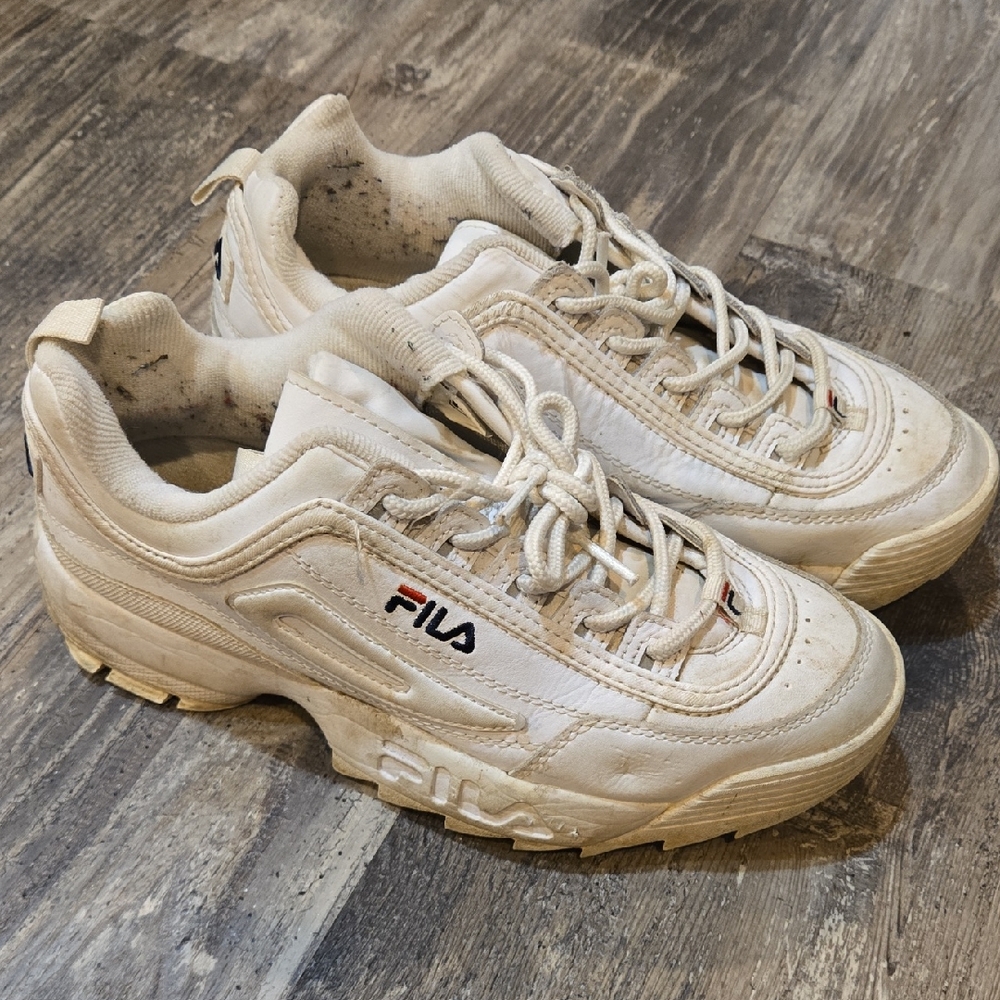 Fila Off-White Athletic Shoes
